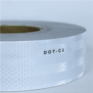 شريط أبيض عاكس DOT C2 للمقطورات