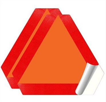 مثلث العلامة الخلفية Stiker