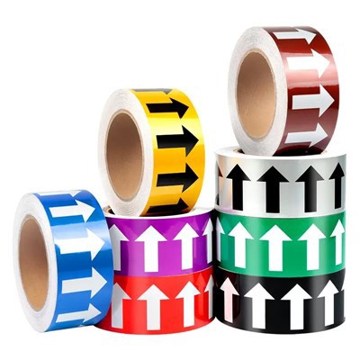 علامات أنابيب عاكسة مخصصة شريط أسهم أسهم عاكسة